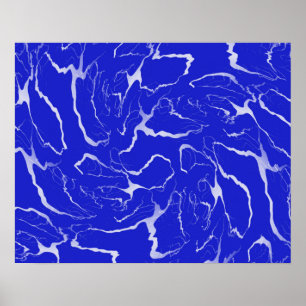 Póster Mármol azul...