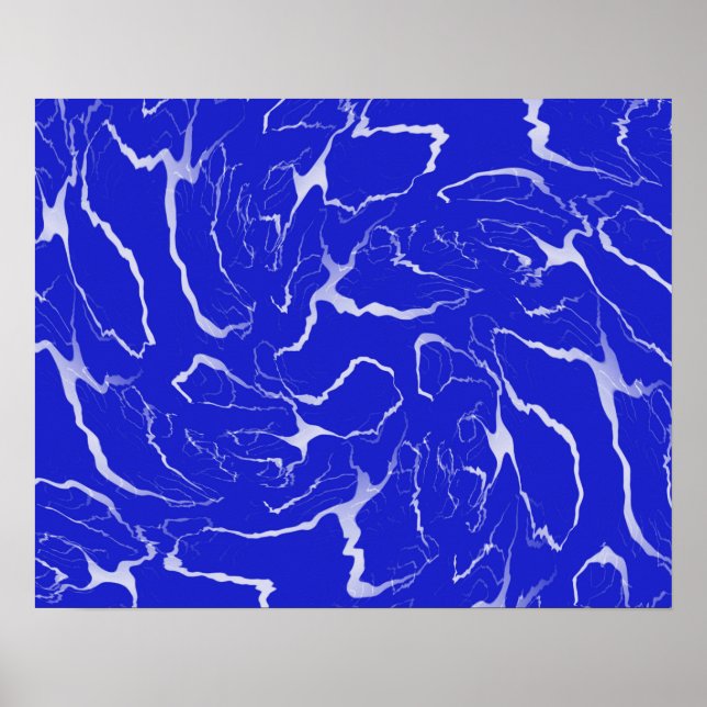 Póster Mármol azul... (Frente)
