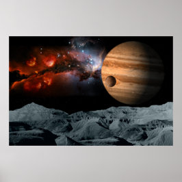Póster Mármol Celestial