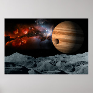 Póster Mármol Celestial