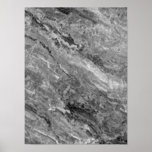 Póster Mármol gris