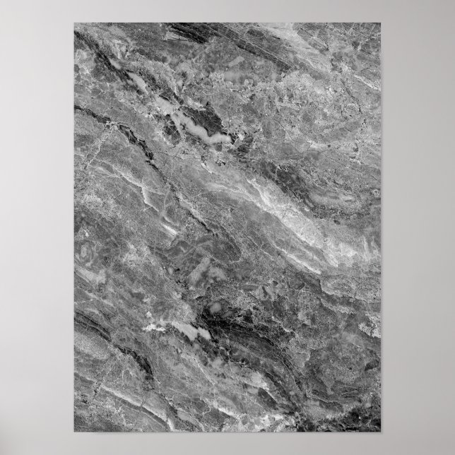 Póster Mármol gris (Frente)