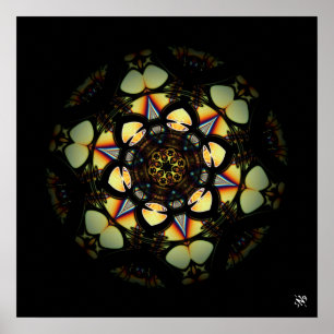 Póster Mármol (n° 6.1 serie de canicas)