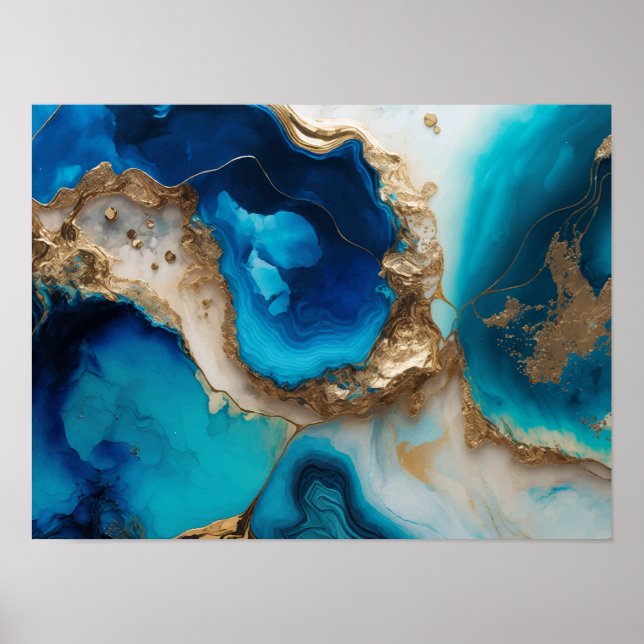 Póster Mármol pastel (Frente)