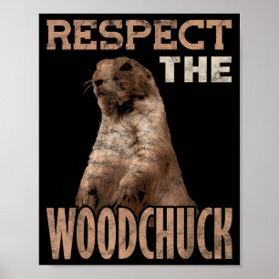 Póster Marmota Respeta La Marmota