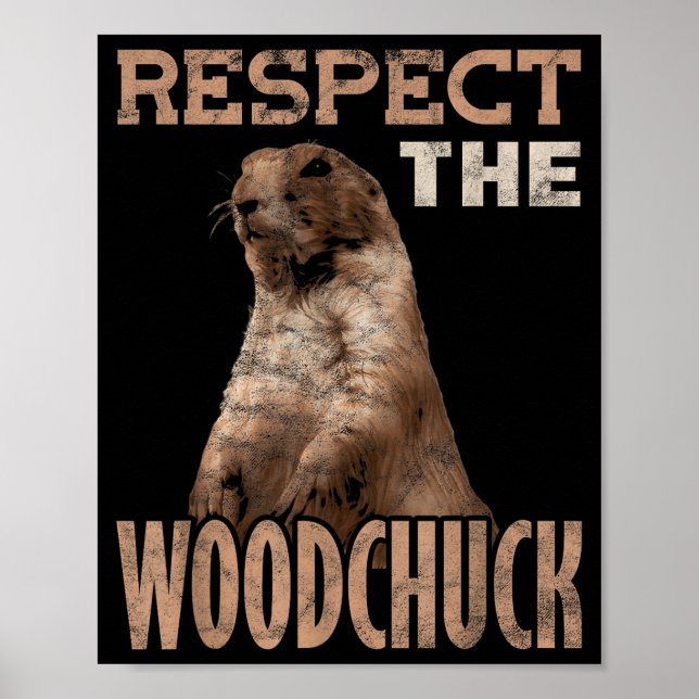 Póster Marmota Respeta La Marmota (Frente)