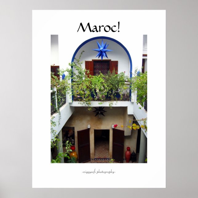 Póster Maroc morocco poster (Frente)