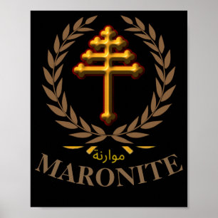 Póster MARONITA (Cruz oficial)