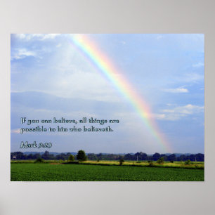 Póster Marque el arco iris del 9:23