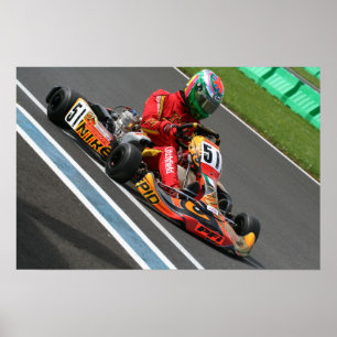 Póster Marque el poster de Litchfield Karting