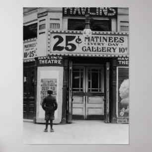 Póster Márquez de cine de época - St. Louis - 1910