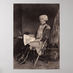 Póster Marquis du Lafayette
