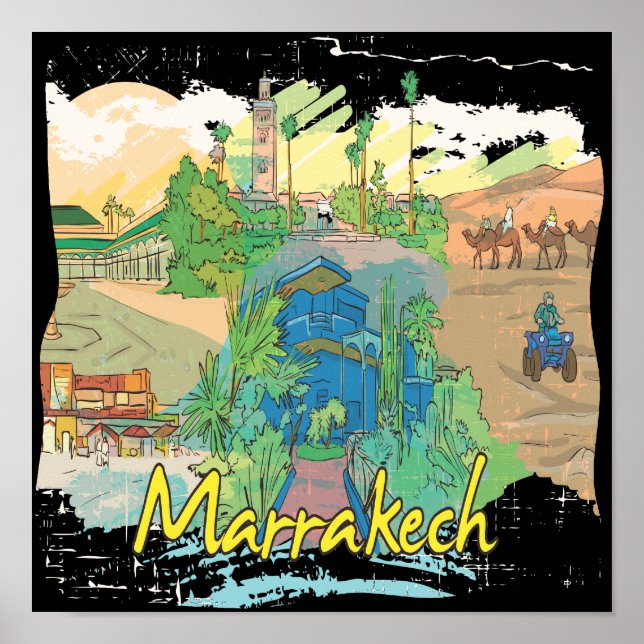 Póster Marrakech (Frente)