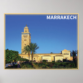 Póster Marrakech - Marruecos