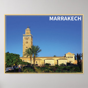 Póster Marrakech - Marruecos