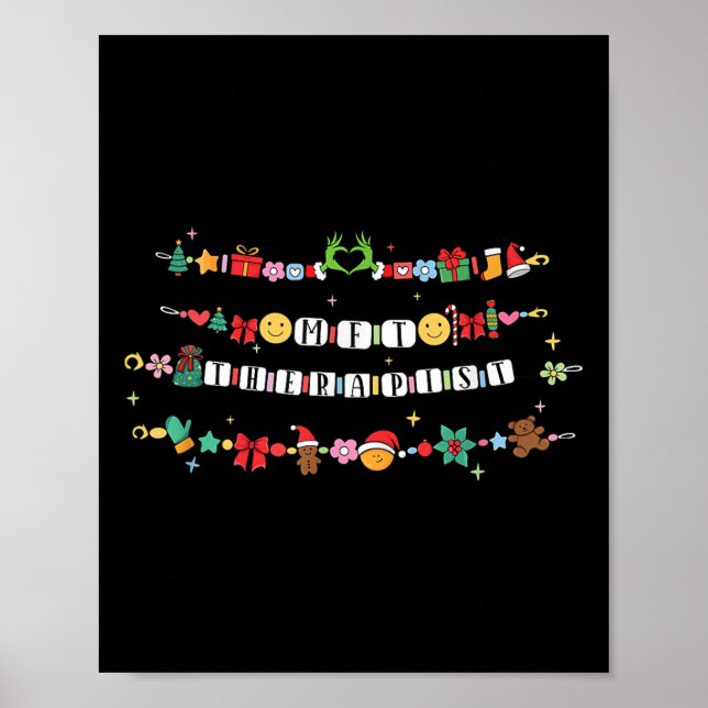 Póster Marriage And Family Therast Bracelet Christmas Fri (Frente)