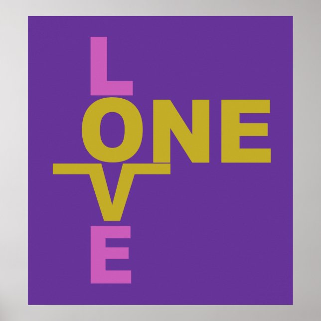 Póster Marriage Equality / One Love custom poster (Frente)