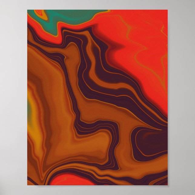 Póster marrón (Frente)