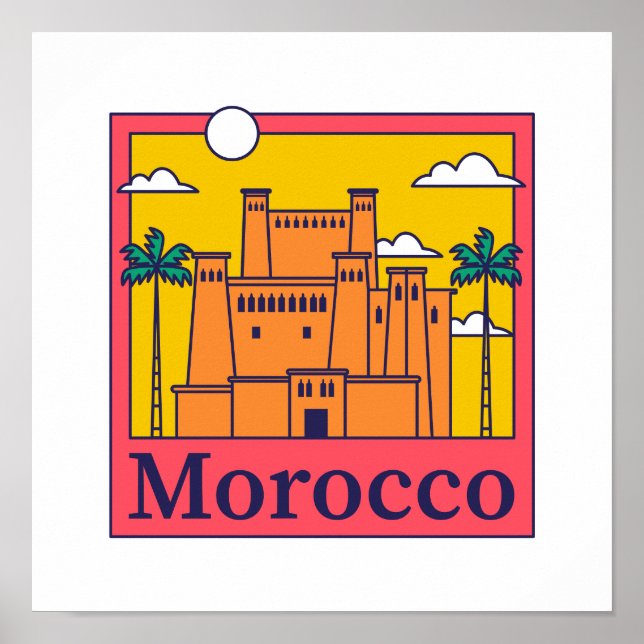 Póster Marruecos (Frente)