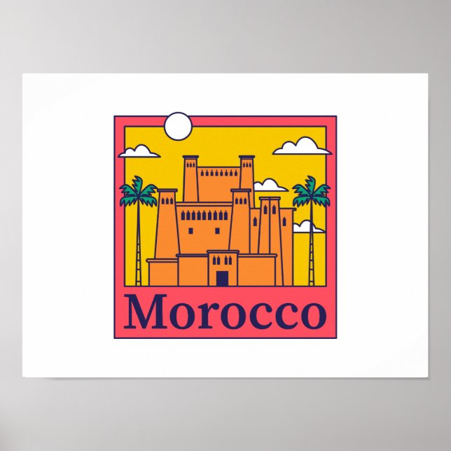Póster Marruecos  (Frente)