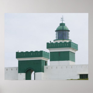 Póster MARRUECOS, Costa Atlántica, BEDDOUZA: Cabo Beddouz