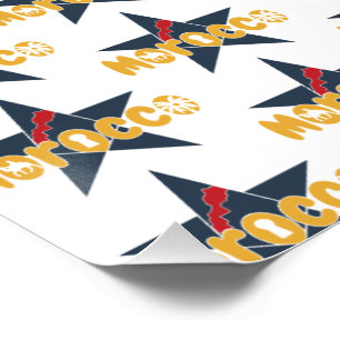 Póster Marruecos: Estrella de la herencia y la modernidad