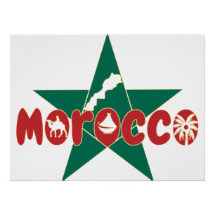 Póster Marruecos: Herencia convertida en una estrella
