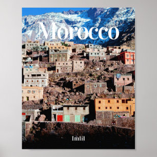 Póster Marruecos   Inlil   Viaje a Marruecos   Regalos ma