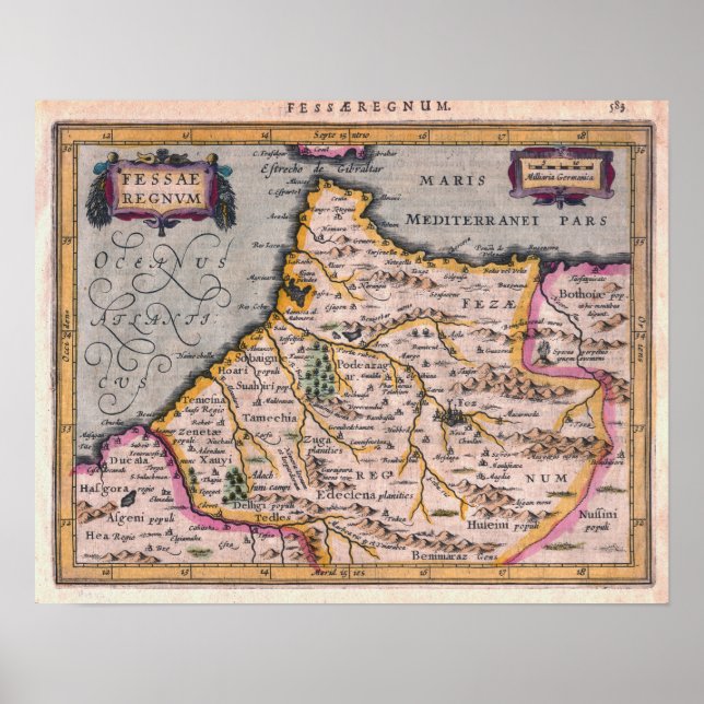 Póster Marruecos - Reino de Fez - Poster (Frente)