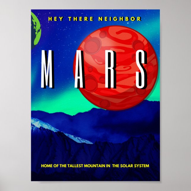 Póster Mars (Frente)