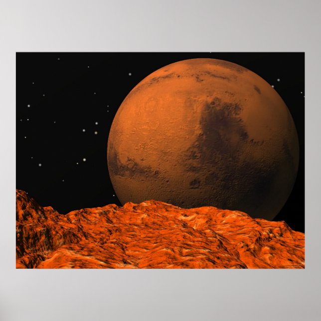 Póster Mars from Phobos (Frente)