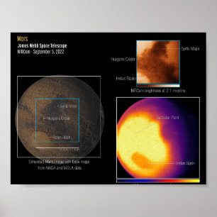 Póster MARS James Webb Telescope Poster