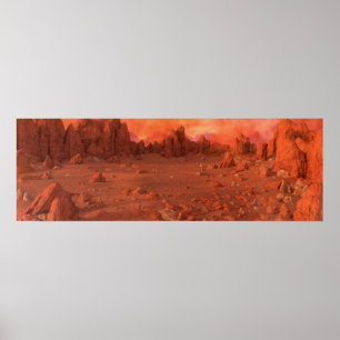 Póster Mars Landscape