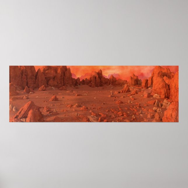 Póster Mars Landscape (Frente)