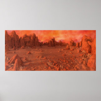Póster Mars Landscape