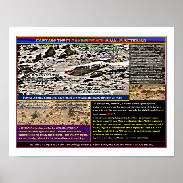 Póster Mars Machines Masked (Frente)