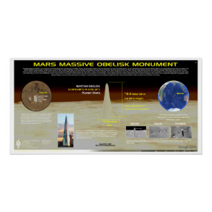 Póster Mars Obelisk