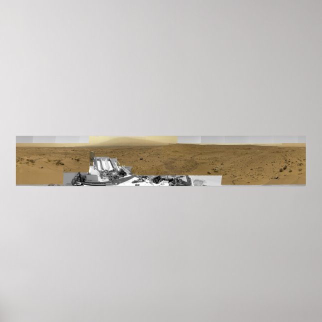 Póster Mars Panorama: Una imagen histórica (Frente)