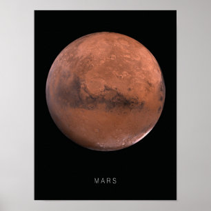 Póster Mars Planet Wall Art