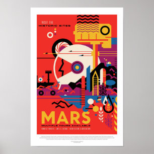 Póster Mars   Visiones del futuro de la NASA