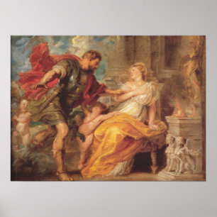 Póster Mars Y Rhea Silvia