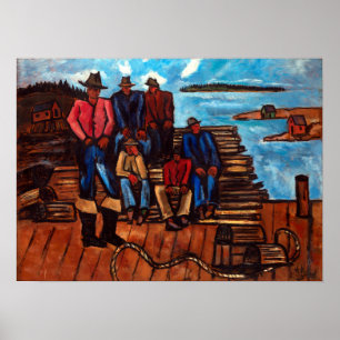 Póster Marsden Hartley Lobster Fishmen