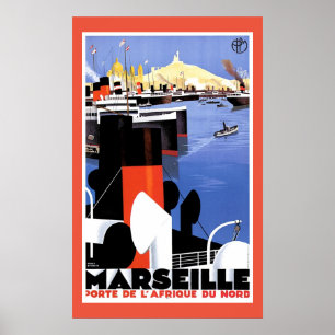 Póster Marsella Porte De L' Afrique