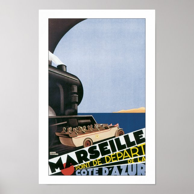 Póster Marsella - Punto de salida (Frente)