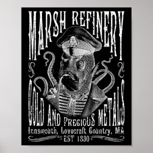 Póster Marsh Refining Company Innsmouth Lovecraft