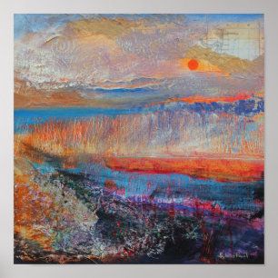 Póster Marsh Sunset 2013
