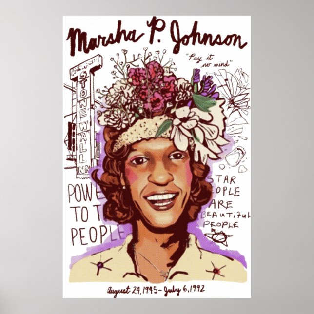 Póster Marsha P Johnson (Frente)