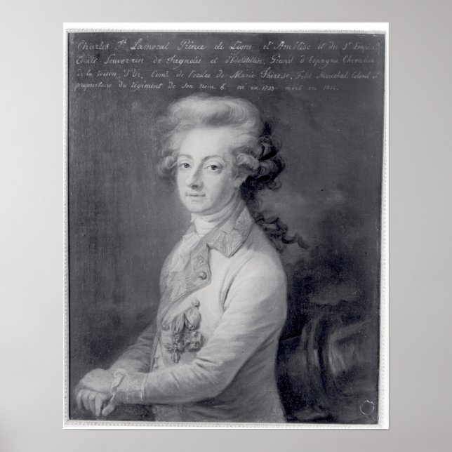 Póster Marshal Charles-Joseph Prince de Ligne (Frente)