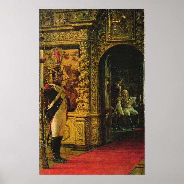 Póster Marshal Davout in the Chudov Monastery (Frente)