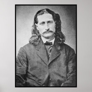 Póster Marshal Wild Bill Hickok Antiguo Cañero Occidental